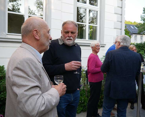 Tom Weingärtner im Gespräch mit den Gästen